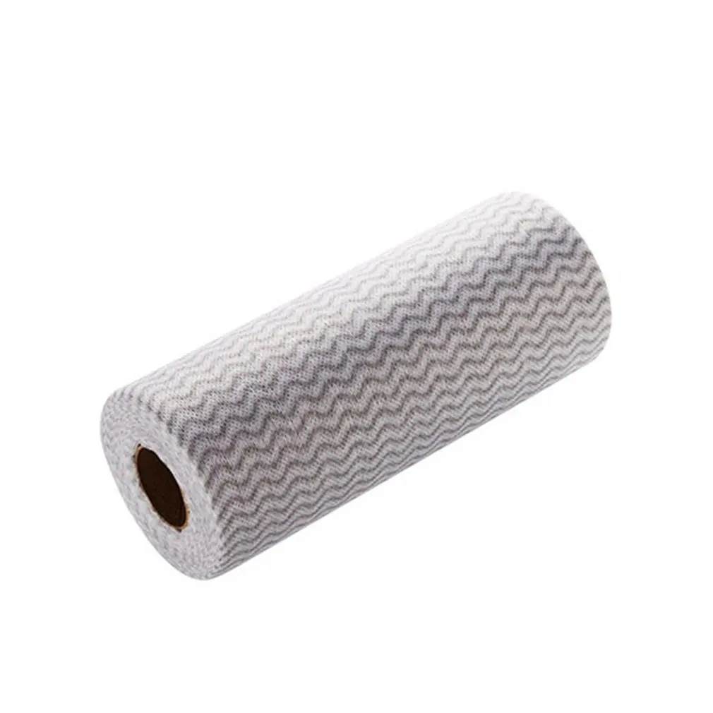 Светло-серый Полотенца для мытья одноразовые чистящие салфетки кухонные гаджеты ткань для посуды портативные инструменты для уборки дома нетканые салфетки - Цвет: Светло-серый