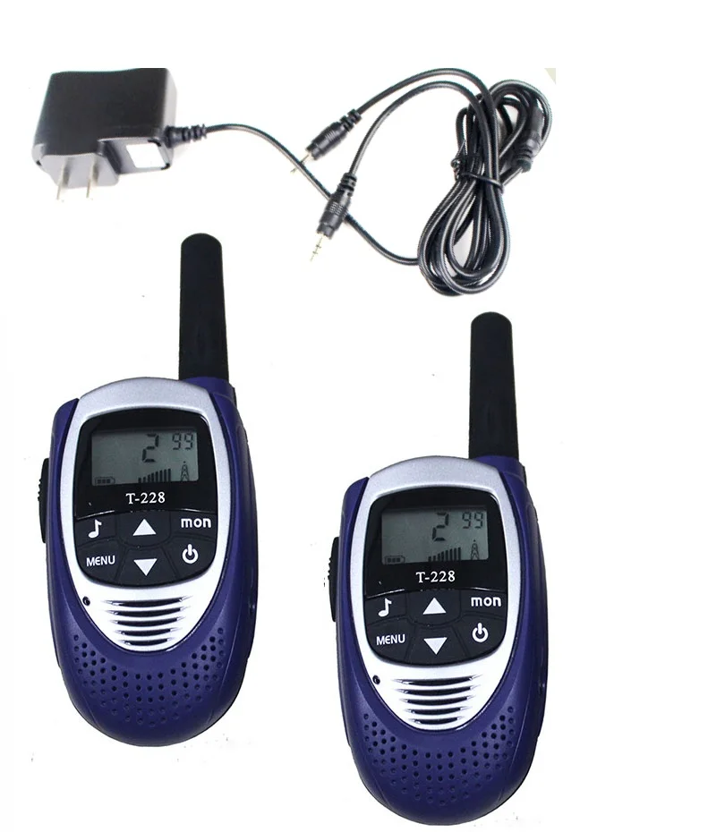 2 шт мини 22 канала walky talky interphone T228 ручной 500 метров walkie talkie телефон FRS/GMRS Мобильная радио игрушка для детей - Цвет: H
