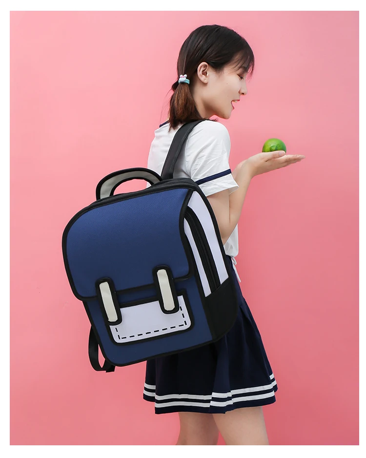 Рюкзак для женщин большой емкости школьный рюкзак школьные сумки для девочек-подростков мультфильм форма студенческий милый рюкзак mochila