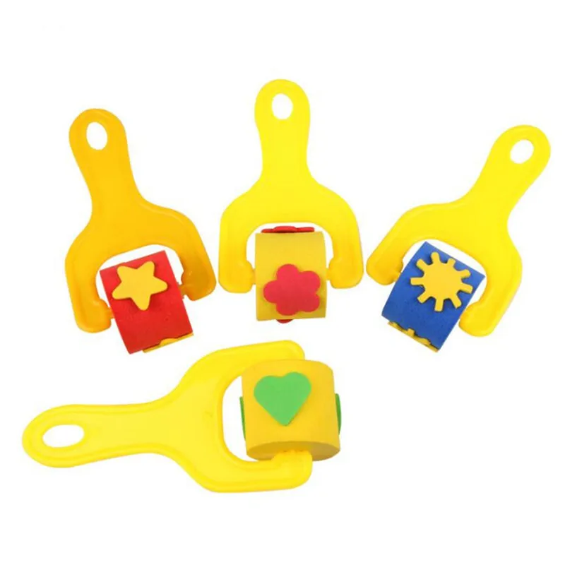 4 шт./лот EVA губчатый валик кисти вечерние сувениры граффити рулоны детские