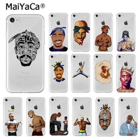 yinuoda rapper 2pac makaveli tupac amaru shakur tpu soft silicone phone case for iphone 13 x xs max 6 6s 7 7plus 8 8plus 5 5s xr