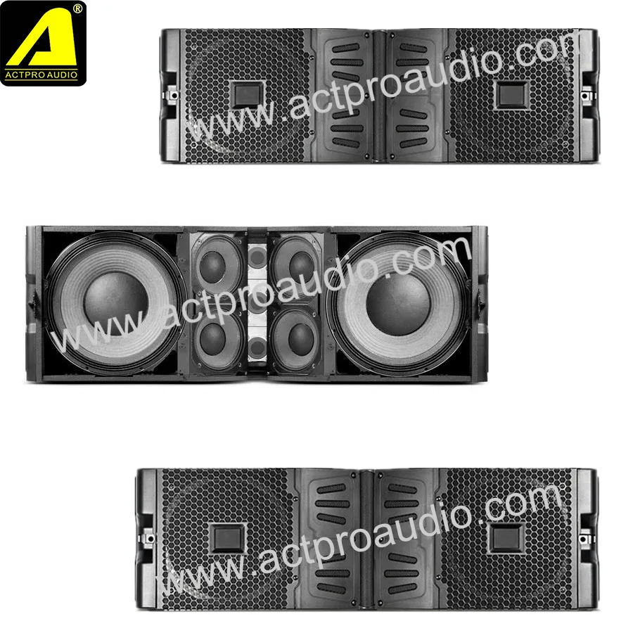 V20 three way double 10 inch 18 subwoofer line array speaker system Professional audio | Электроника