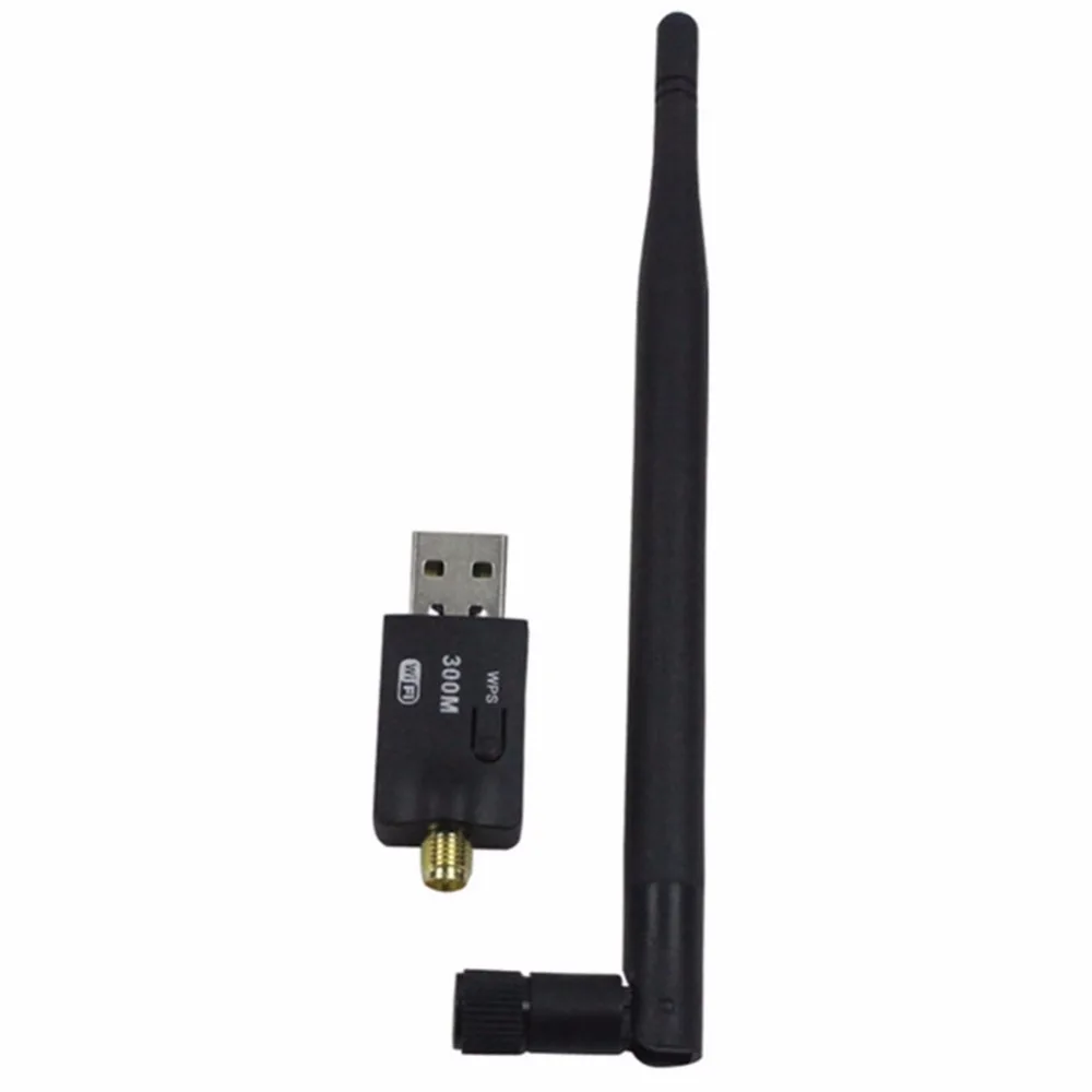 300 Мбит/с 11n USB Wifi интернет ключ Мини Беспроводная N сетевая карта адаптер с 5dbi