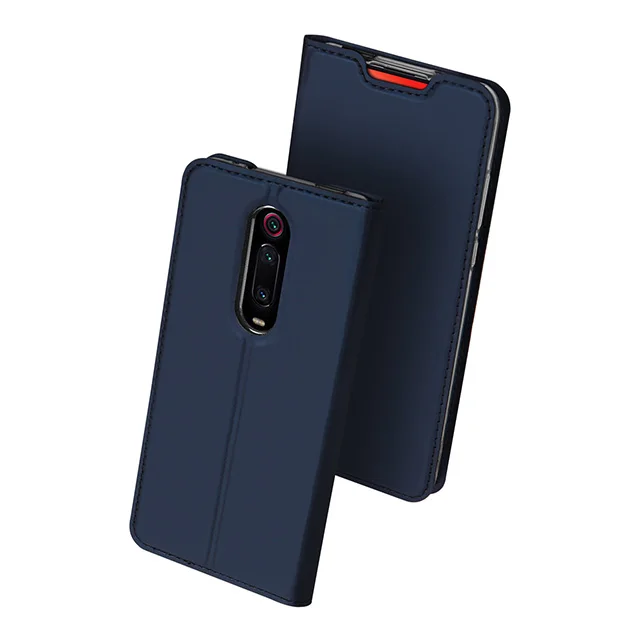 DUX DUCIS для Xiao mi Red mi K20 Pro mi CC9E Роскошный чехол-бумажник из искусственной кожи с откидной крышкой и подставкой, защитный чехол для Red mi K20 7 7A Note 7 - Цвет: Темно-синий