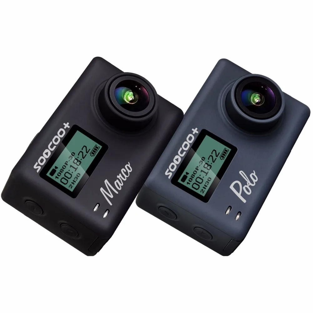 SOOCOO S200 экшн Камера со сверхвысоким разрешением Ultra HD, 4 K, NTK96660+ IMX078 с поддержкой Wi-Fi Gryo голосового управления внешний микрофон gps 2,4" сенсорный экран с ЖК-дисплеем