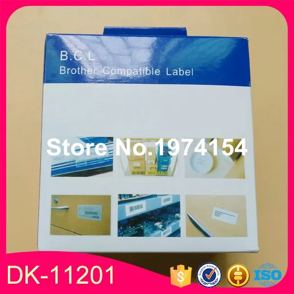 80+2 Rolls Compatible DK-11201 Label 29mm*90mm for Brother Printer All Come With Plastic Holder 400Pcs/Roll | Компьютеры и офис