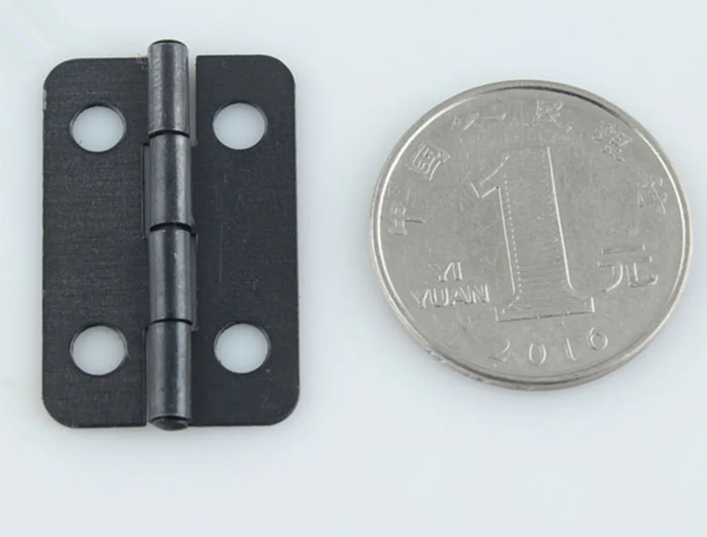 10PCS-30*20*0,5 черные закругленные петли деревянного ящика черные закругленные мелкие петли коробки ювелирных изделий петли
