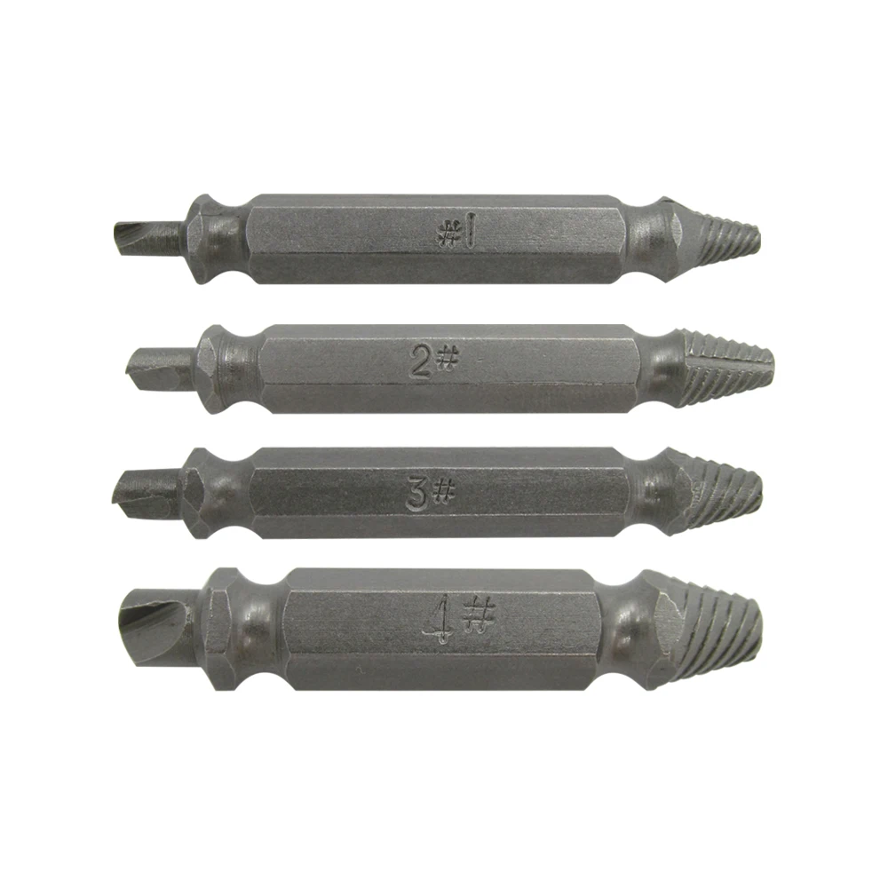 4 шт./компл./набор двухсторонний инструмент для удаления поврежденных винтовых