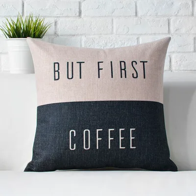 coffee Nordic Стиль подушки декоративные слон серый диванные подушки Чехол с принтами оленя геометрический подушки Чехол для дивана размером 45*45 - Цвет: coffee