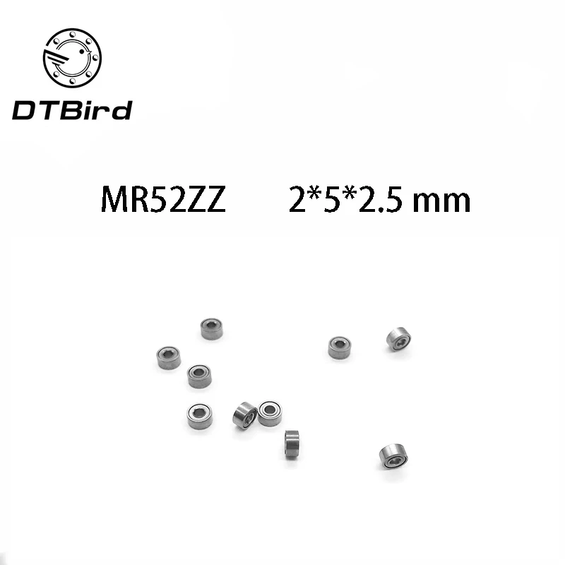 Бесплатная доставка 10 шт. высококачественные низкоскоростные подшипники MR52 Z MR52ZZ