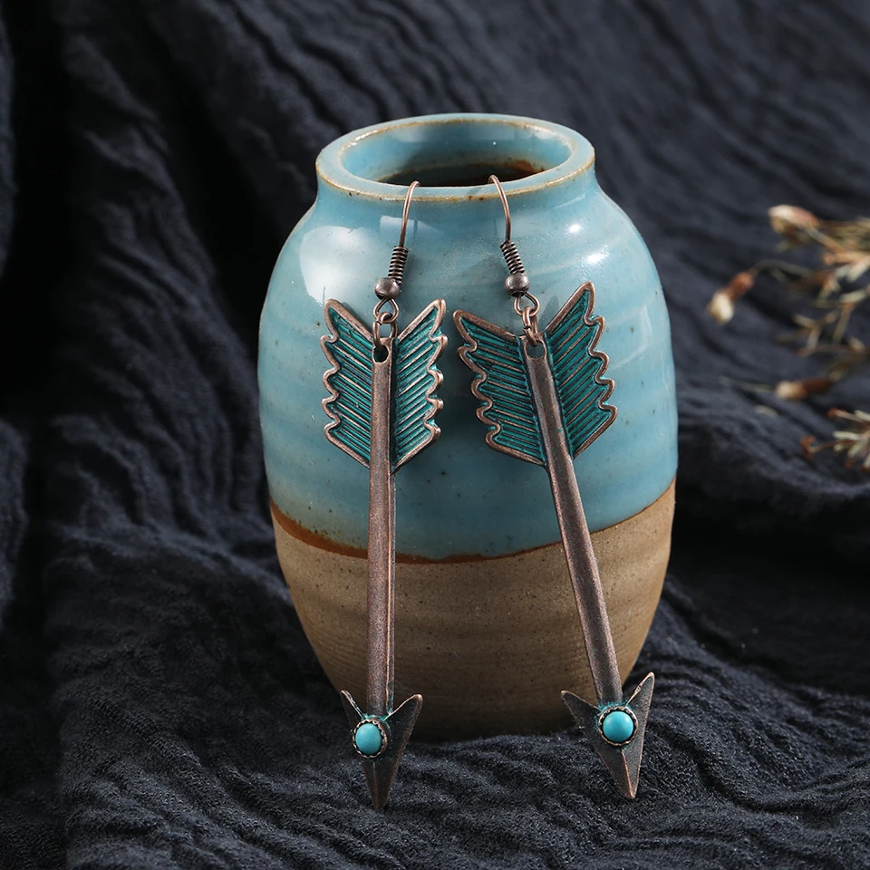 В богемном стиле в винтажном этническом серьги с болтающимися частями 2019 Подарки