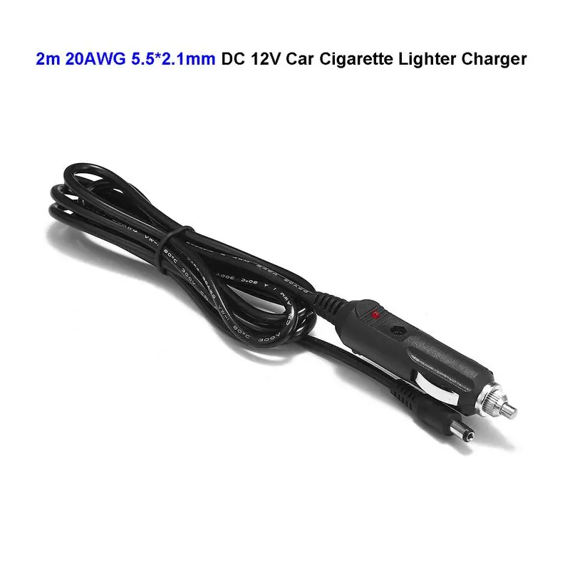 Адаптер питания для автомобильного прикуривателя 12 В постоянного тока 5 А 5x2 1 мм