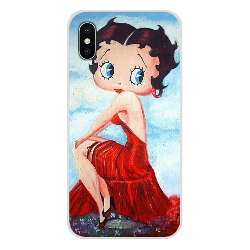 Аксессуары чехлы для телефонов Xiaomi Redmi 4A S2 Note 3 3S 4 4X 5 Plus 6 7 6A Pro Pocophone F1 Betty Boop |