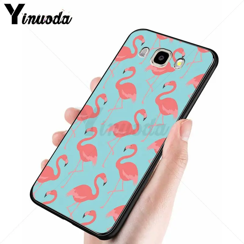 Yinuoda красный Летний чехол для телефона с изображением животных фламинго Samsung Galaxy