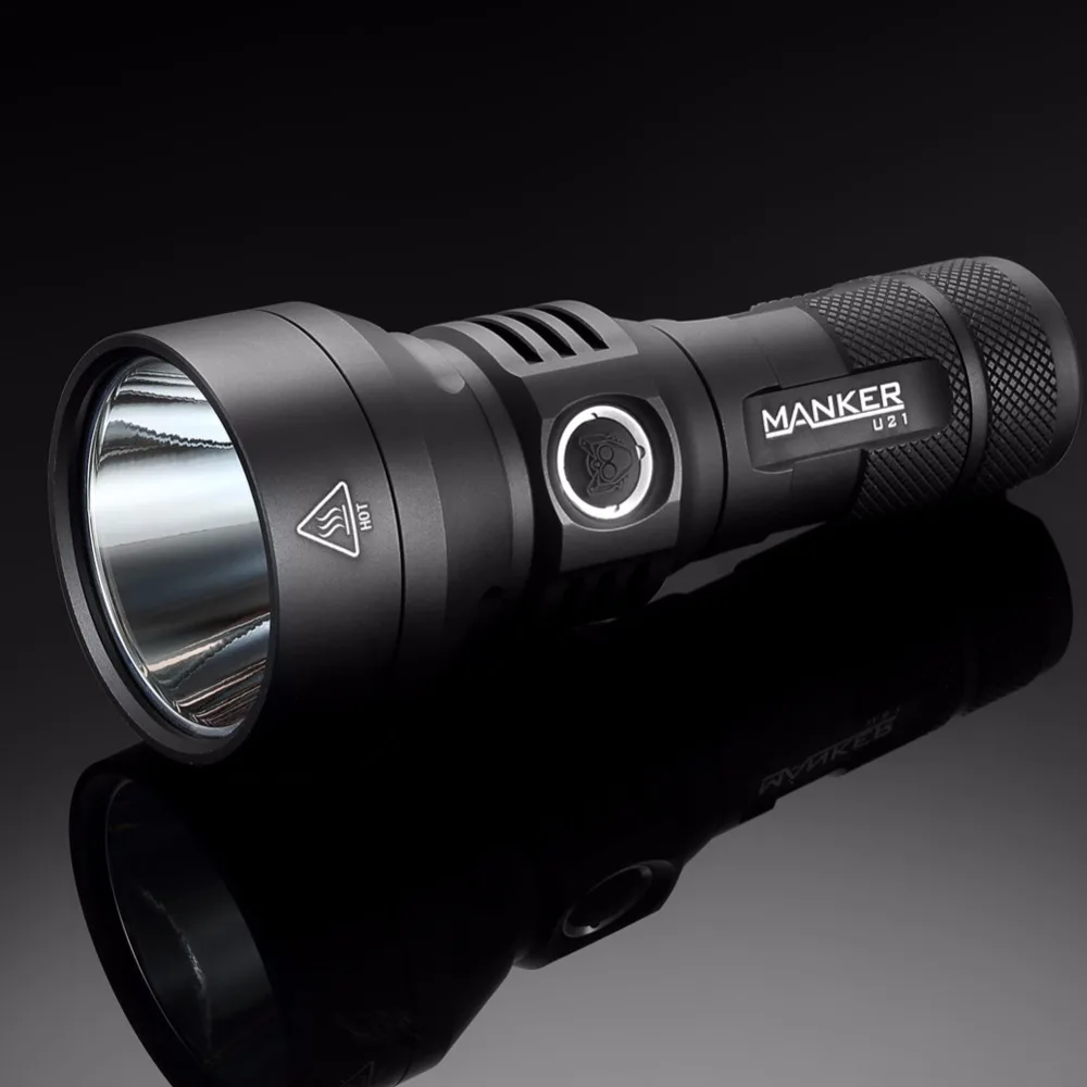 Фонарик MANKER U21 26650 1560 люмен CREE XHP35 HI светодиодный фонарик 700 м мощный прожектор