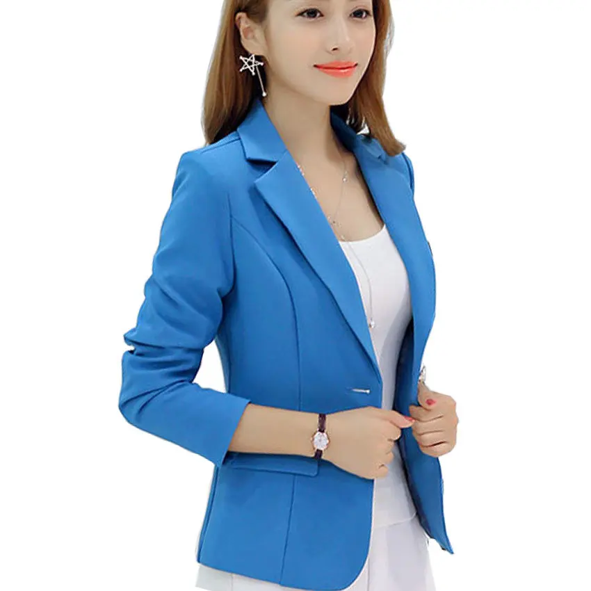 Новинка приталенные женские блейзеры и куртки с длинным рукавом маленький
