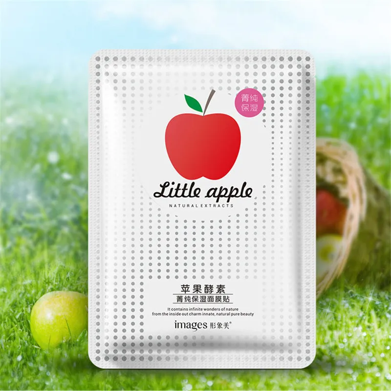 Изображения натуральный экстракты яблок маска для лица обернутая увлажняющее