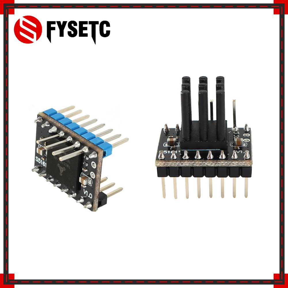 2 шт. TMC5161 V1.0 SPI Драйвер шагового двигателя высокой мощности 3.5A бесшумный драйвер StepStick для Nema 17 23 Замена двигателя TMC5160 VS TMC2130