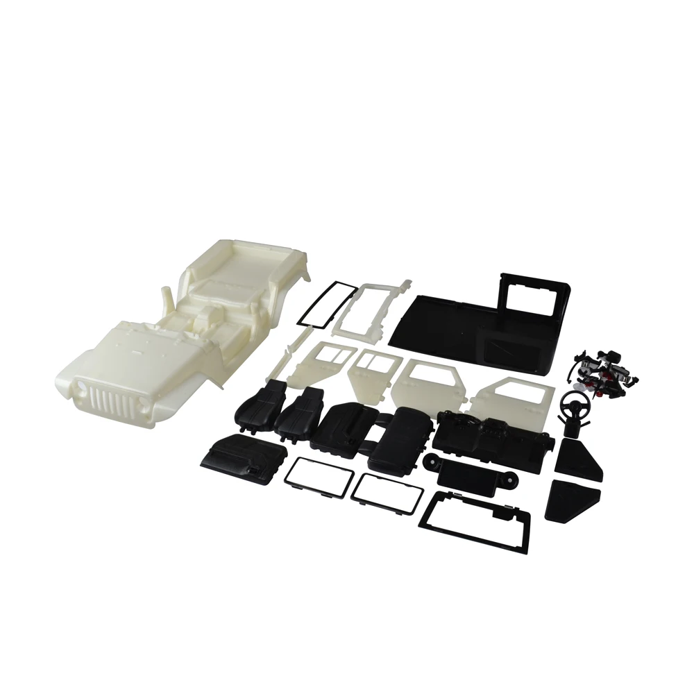 Жесткий Пластиковый корпус автомобиля с колесной базой 313 мм для 1/10 RC Crawler Axial SCX10