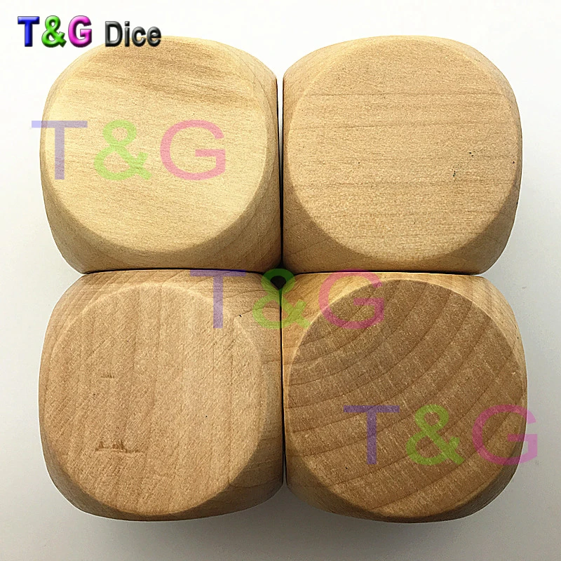 Оригинальные деревянные кости пустые лица для печати гравировки логотипа