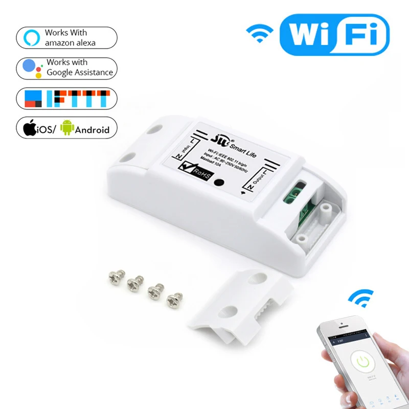 Умный светильник DIY с Wi Fi универсальный выключатель таймер приложение Smart Life