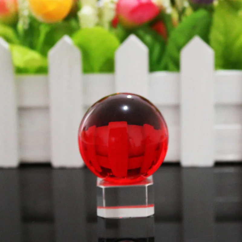 Мини хрустальный шар фэн шуй стеклянные шарики реквизит для фотосъемки