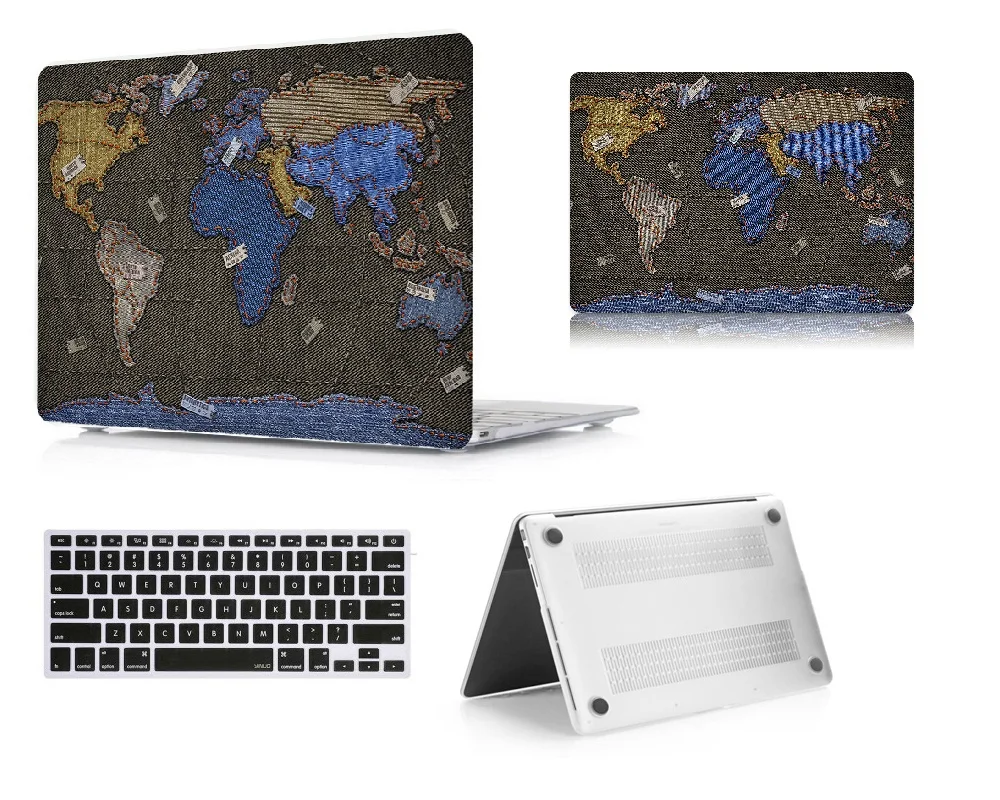 Чехол для Macbook Pro 13 A1706 Touch Bar A1708 2016 Air 11 12 15 Retina матовая твердая кристальная сумка