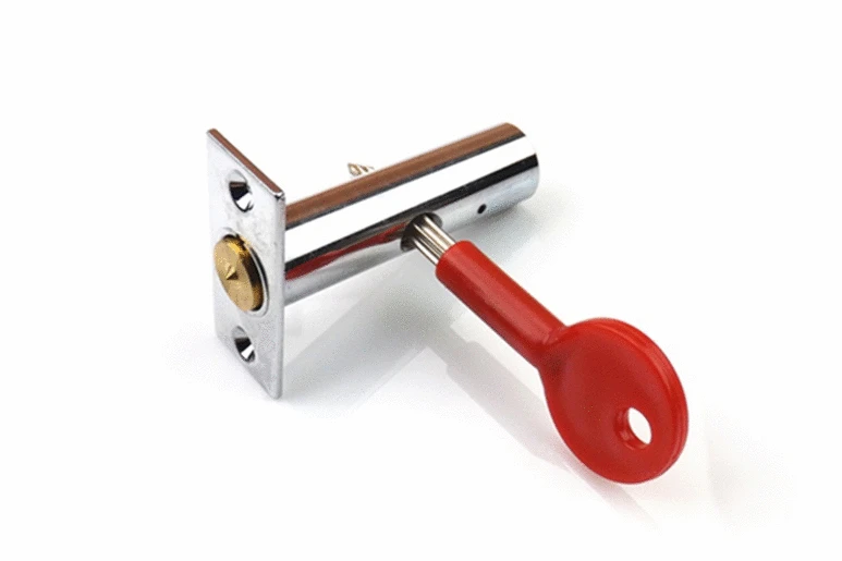 Stainless steel Pipe lock Invisible Mortise door lock Fire door Escape Aisle Furniture hardware accessories