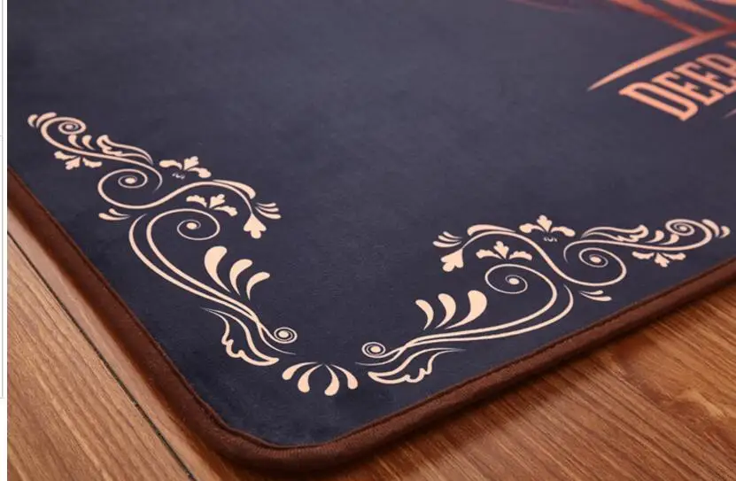 

elegant star printed rug carpet bedroom non-slip plush door mat floor carpet decoraton household