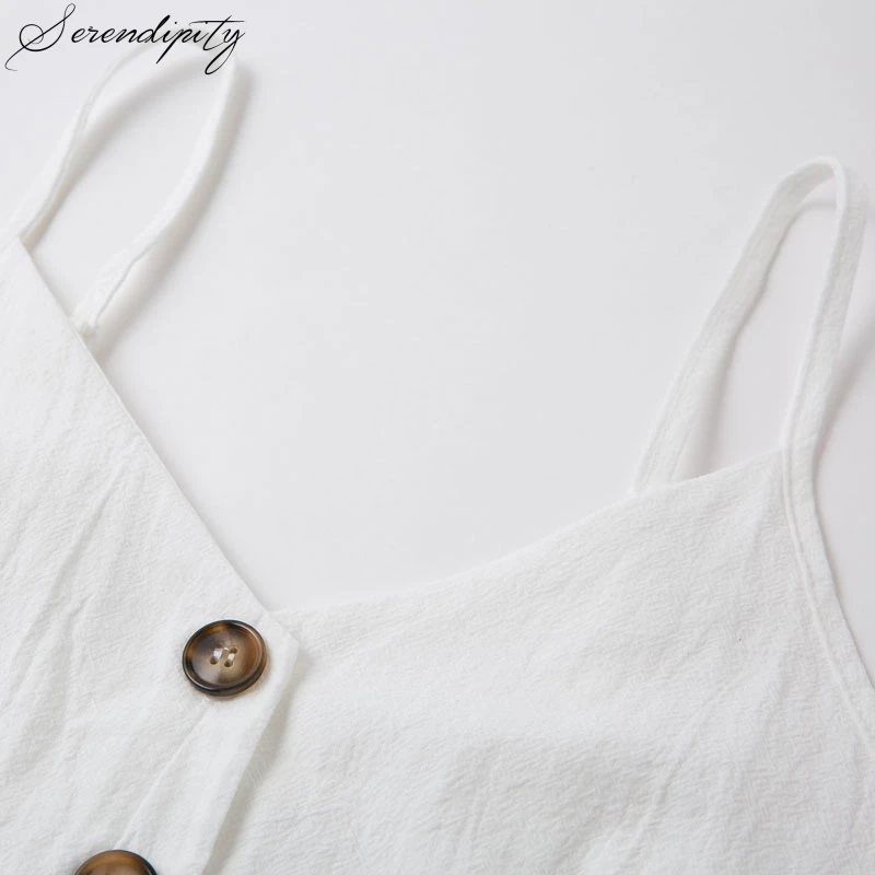 Сексуальная Женская майка на пуговицах без бретелек Повседневная однотонная