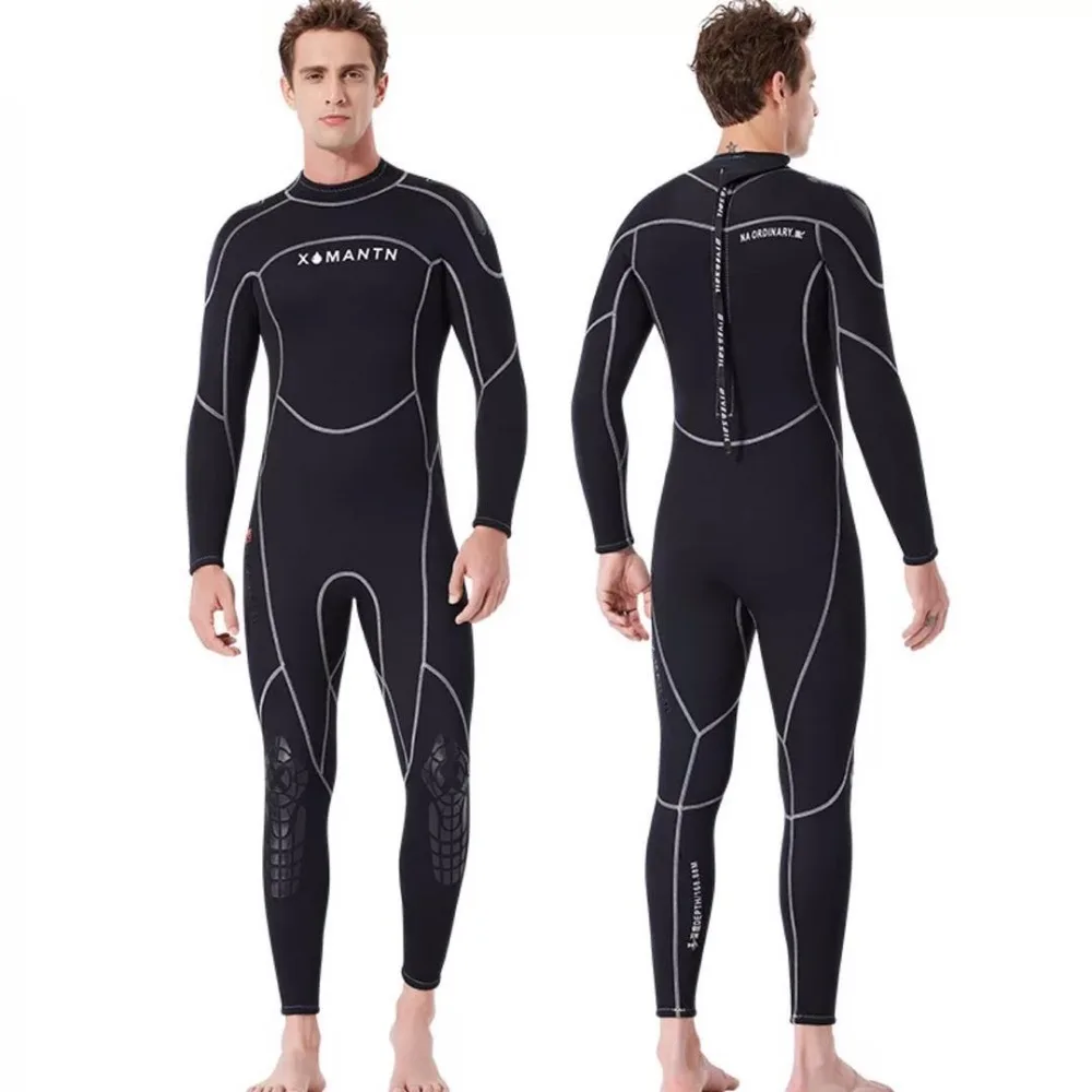 

Neoprene Triathlon Wetsuit 3MM Surfing One-Piece Wetsuit Men Full Body Wet Suit Spearfishing Scuba Diving Suit O1030