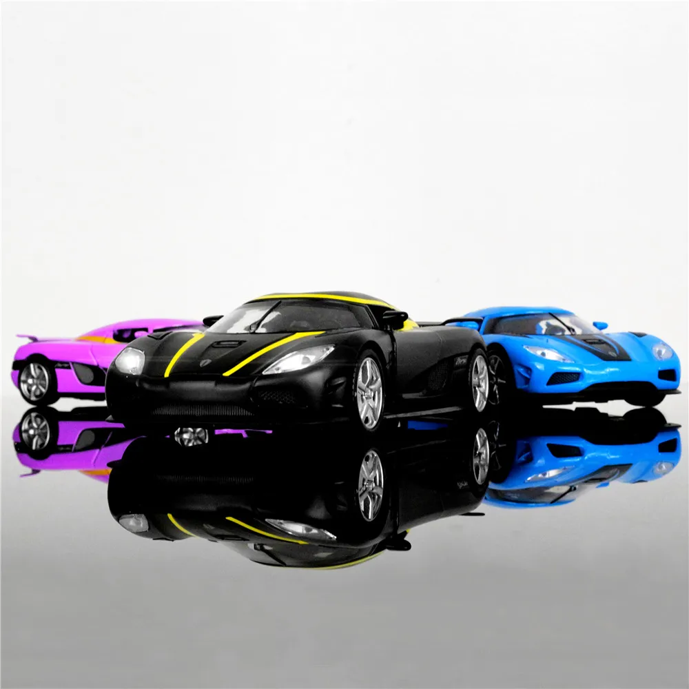 1:32 бесплатная доставка Koenigsegg модель суперавтомобиля из сплава литая под