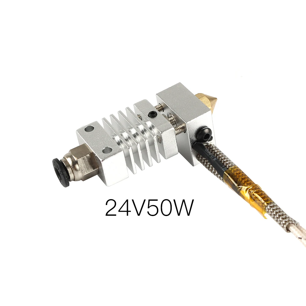 CR10 Hotend J-Head экструдер на большие расстояния 24 в 50 Вт с BMG экструдер титановый сплав тепловое горло для Creality CR10 3d принтер