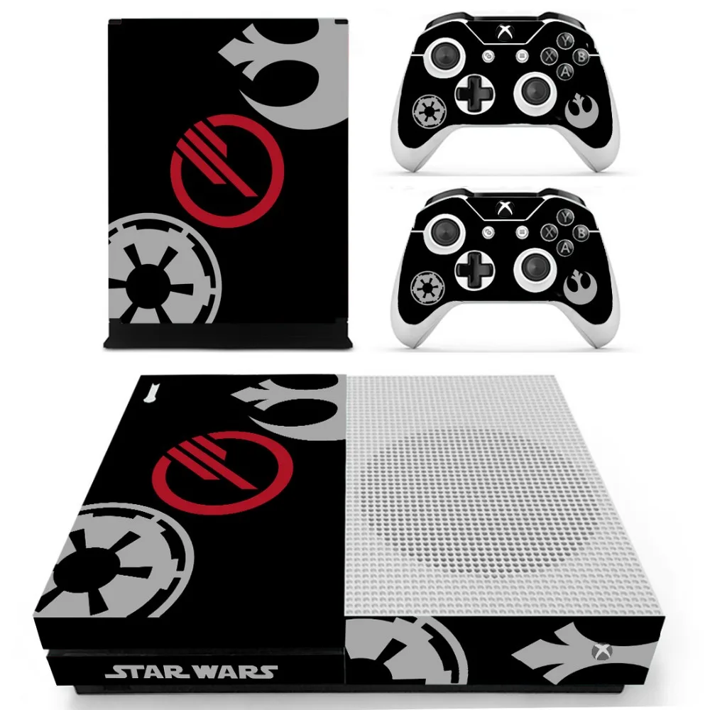 Звездные войны виниловая кожа наклейки для XBOX One S консоль с двумя беспроводными