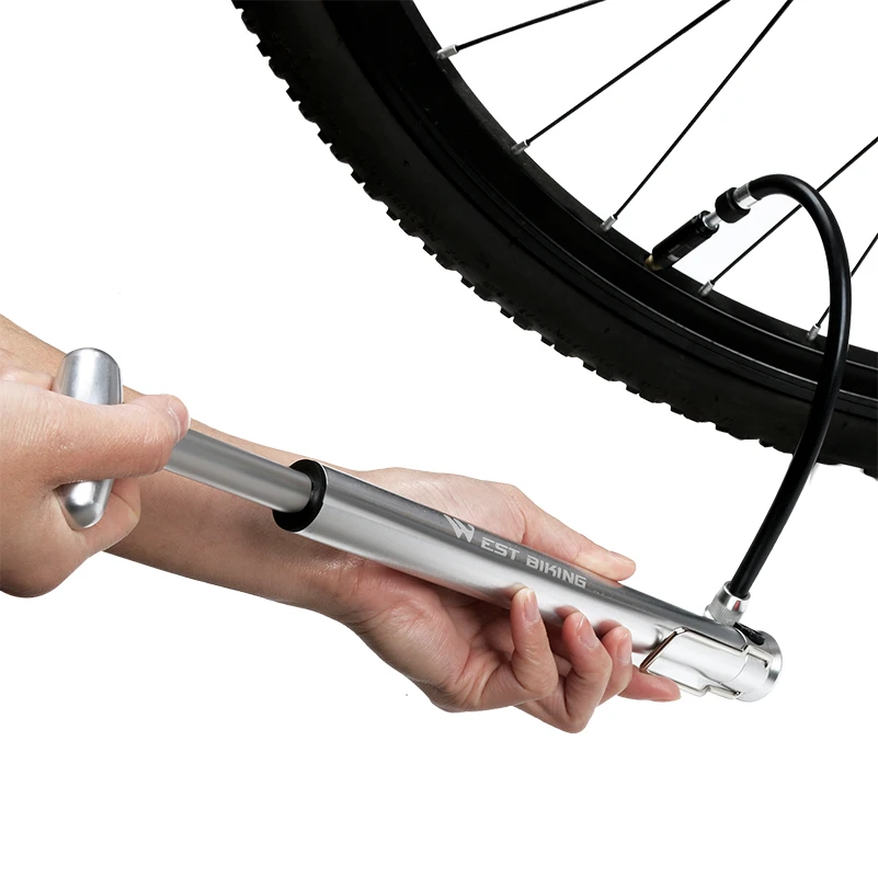 WEST BIKING напольный насос высокого давления с ножной активацией PSI велосипедный