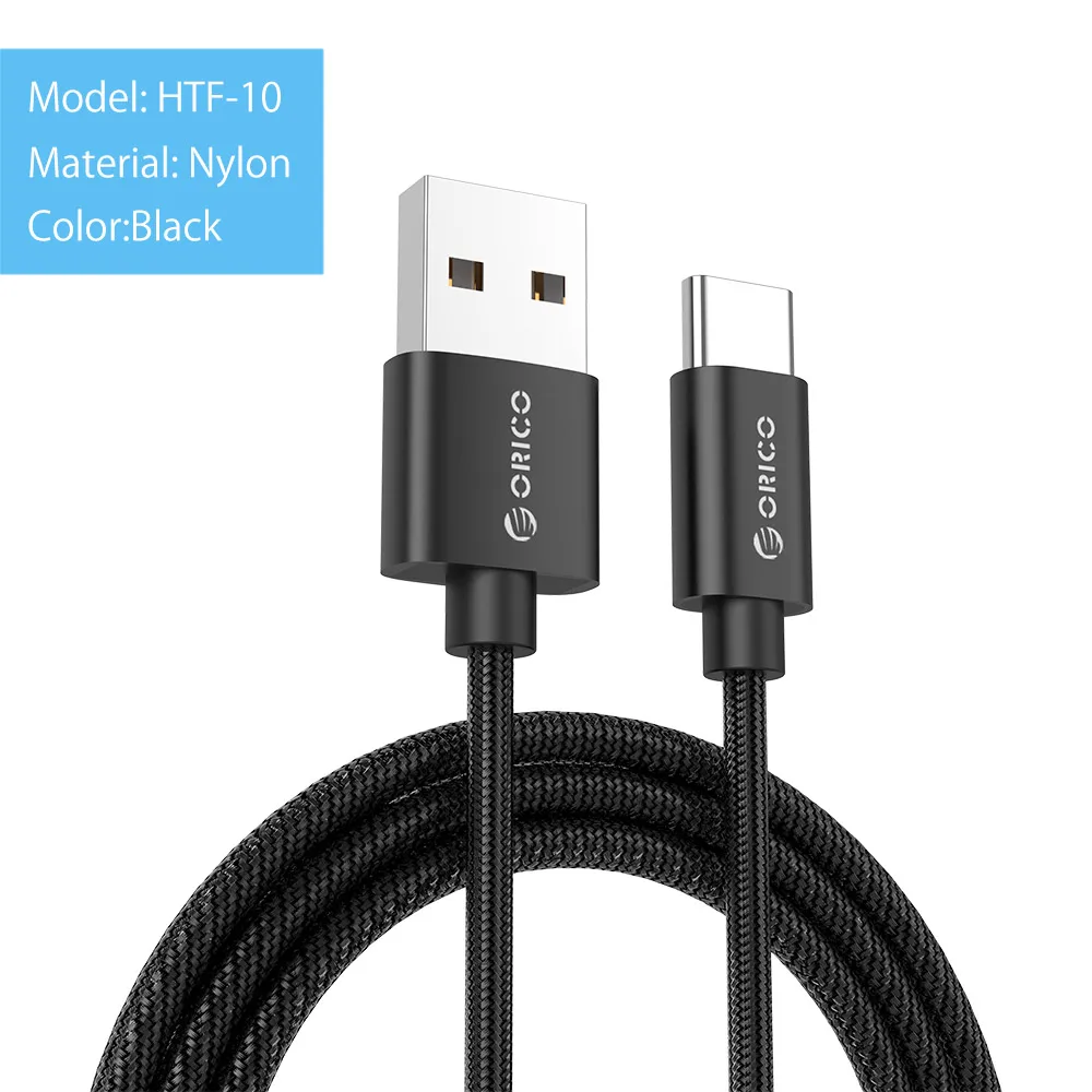 ORICO Тип usb C Тип кабеля type-c кабель передачи данных для быстрой зарядки USB Зарядное устройство для Xiaomi Mi9 Redmi Note 7 Meizu Pro 6 huawei Коврики 20 Pro