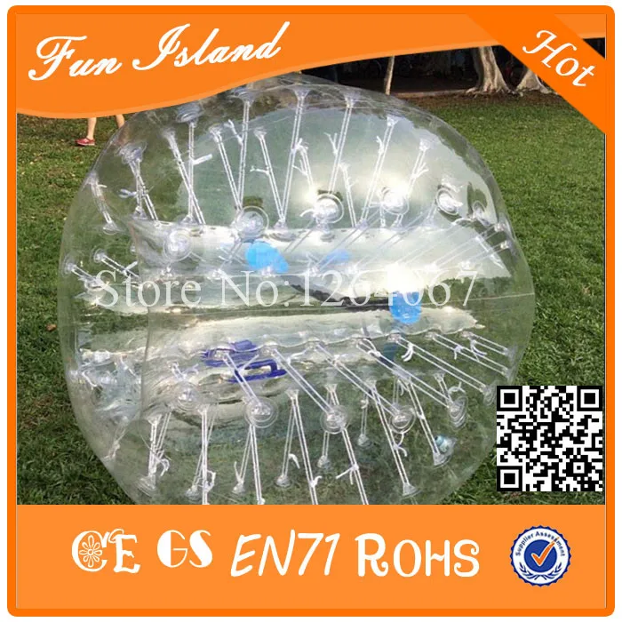 Бесплатная доставка надувные Пузырьковые мячи из ТПУ диаметром 1 5 м для людей