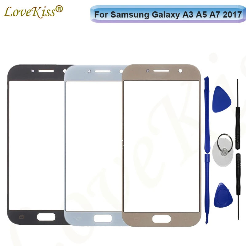 Передняя панель для samsung Galaxy A3 A5 A7 A320 A520 A720 сенсорный экран сенсор ЖК-дисплей дигитайзер стекло TP крышка Замена