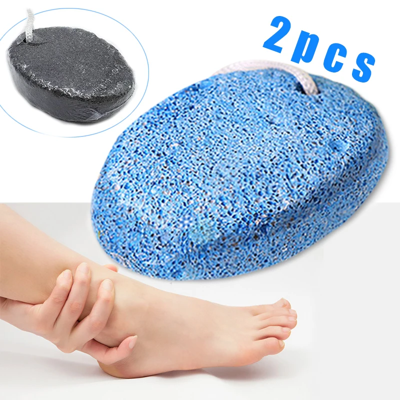 Натуральная Пемза для ног 2 шт. камень очистки кожи шлифовка мозолей уход за
