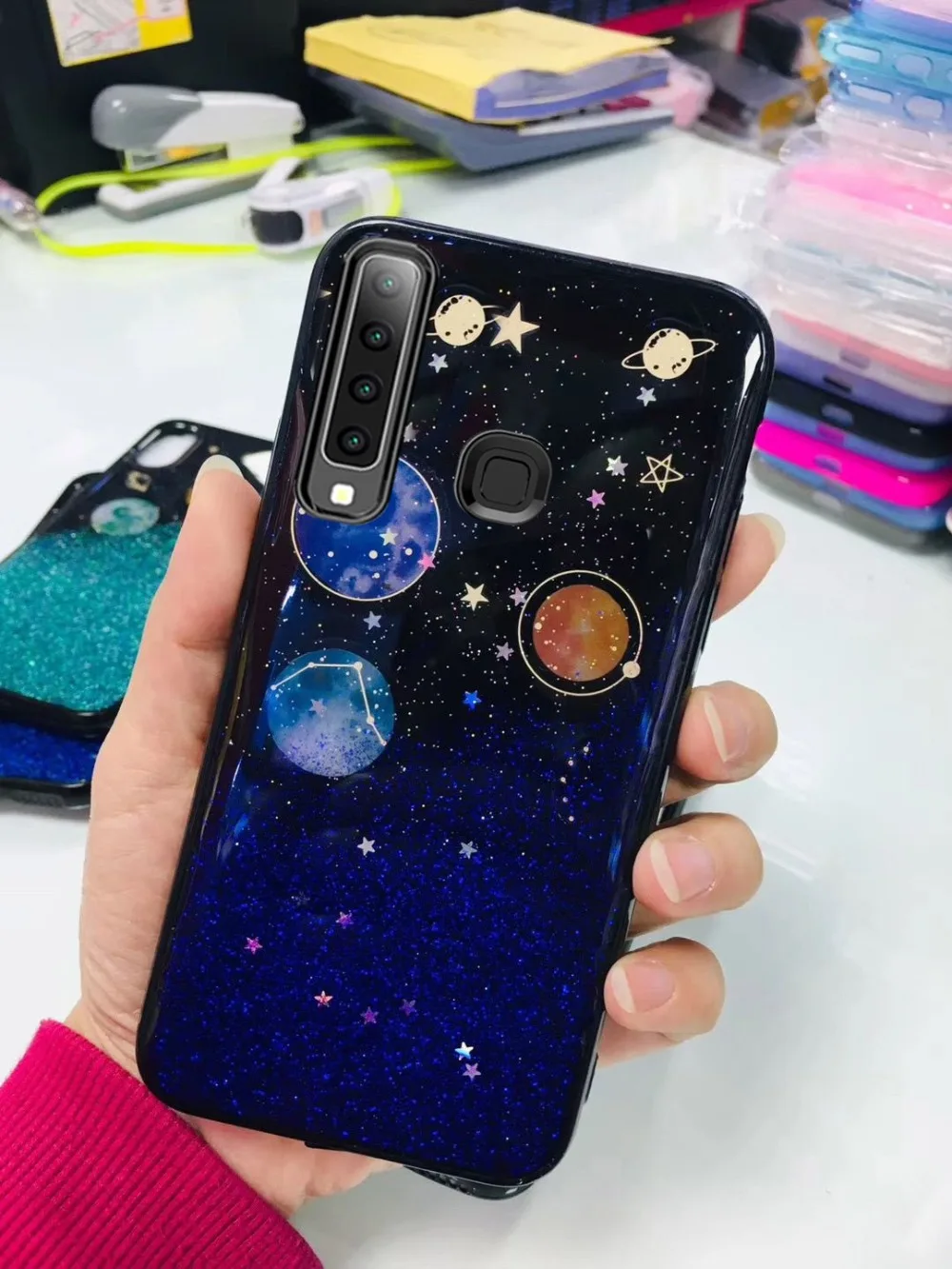 Мягкий блестящий чехол для Samsung A9 2018 A920 Galaxy J4 Plus J6 |
