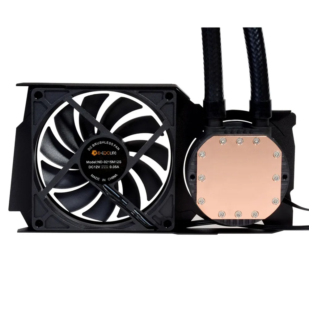 ID-COOLING FROSTFLOW 120VGA AIO кулер воды для игр VGA карты, светодиодный свет, Nvidia и ATI