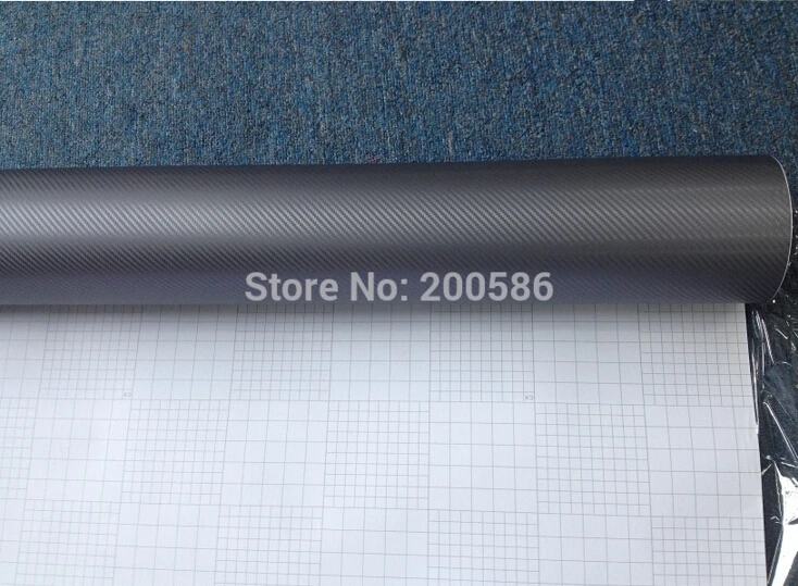 Серебристо-серое 3D углеродное волокно винил без воздушных пузырей