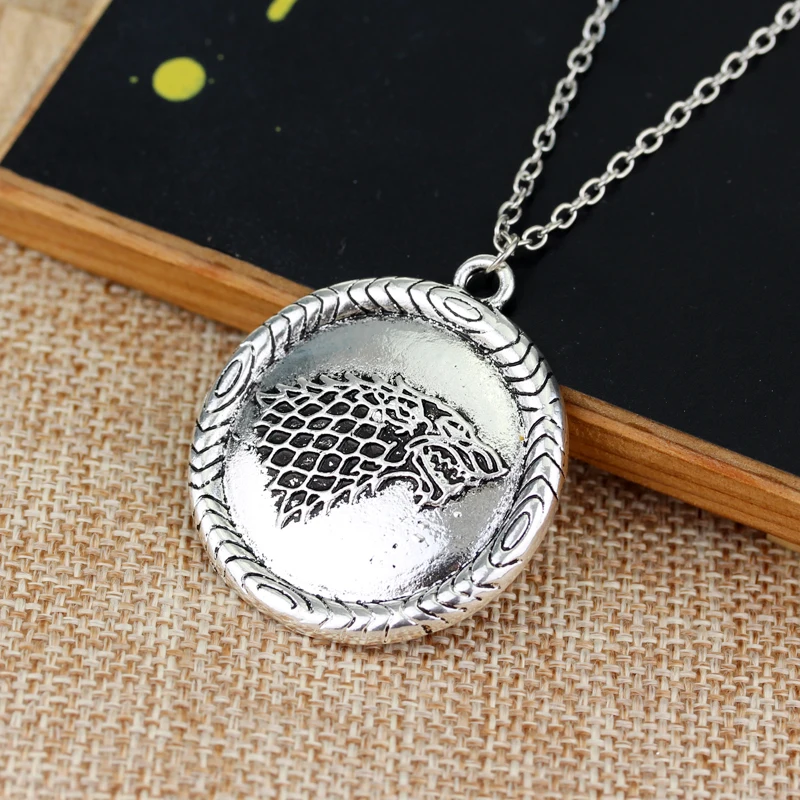 Dongsheng Волчья Голова монета Dog Tag кулон из фильма ожерелье ретро Стиль подвески и