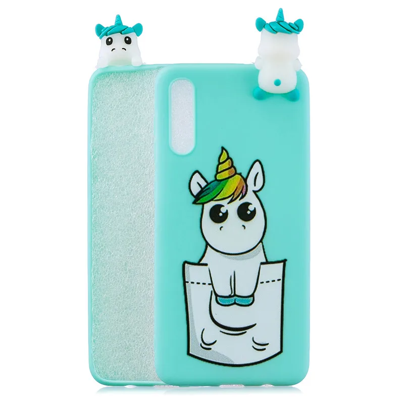 FLYKYLIN Silicone Case For Samsung Galaxy M20 M10 Cases A30 A50 Coque Soft TPU 3D Doll Toys Cartoon Phone Back Cover |