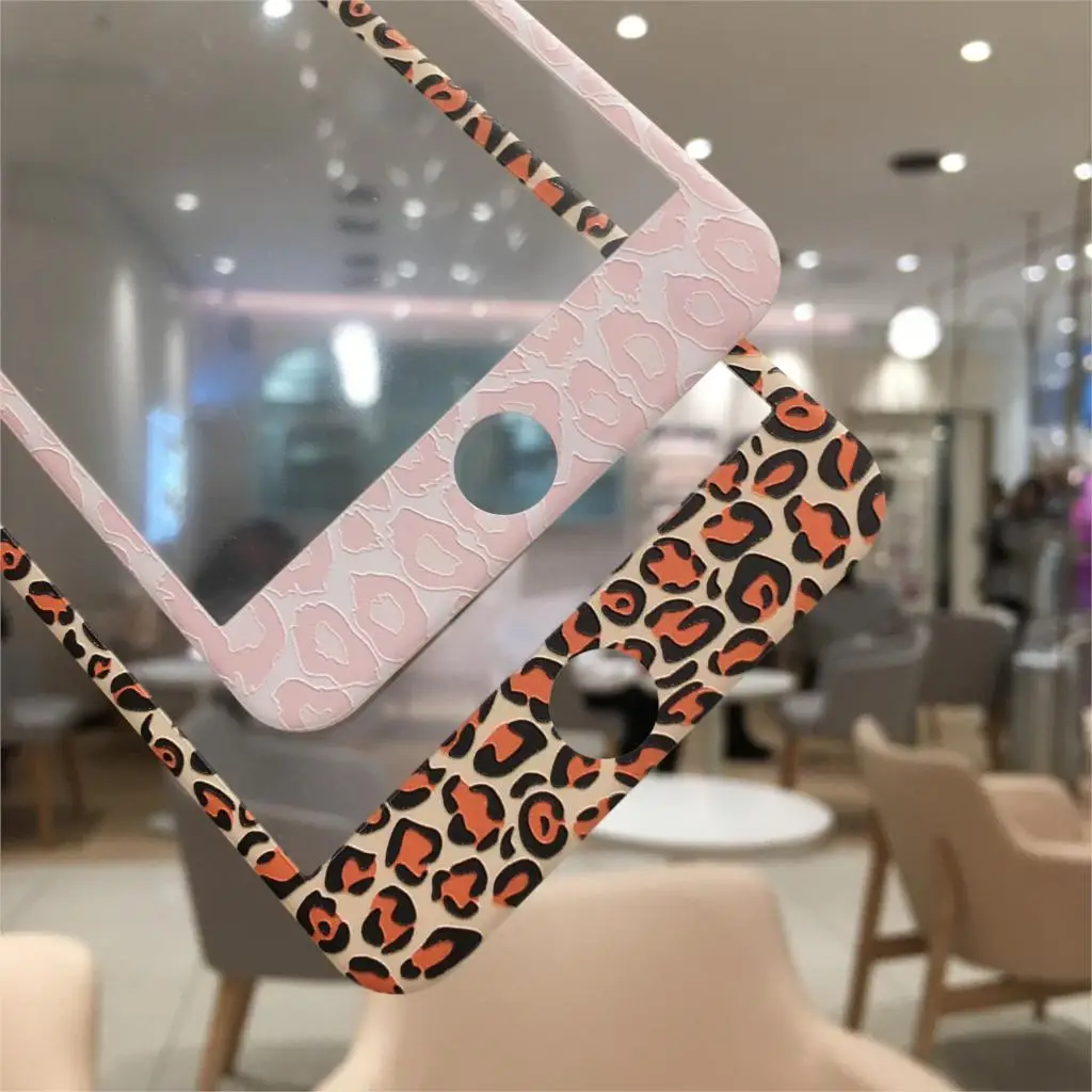 Изогнутое закаленное стекло с леопардовым принтом для iPhone 7 8 Plus защита экрана 3D