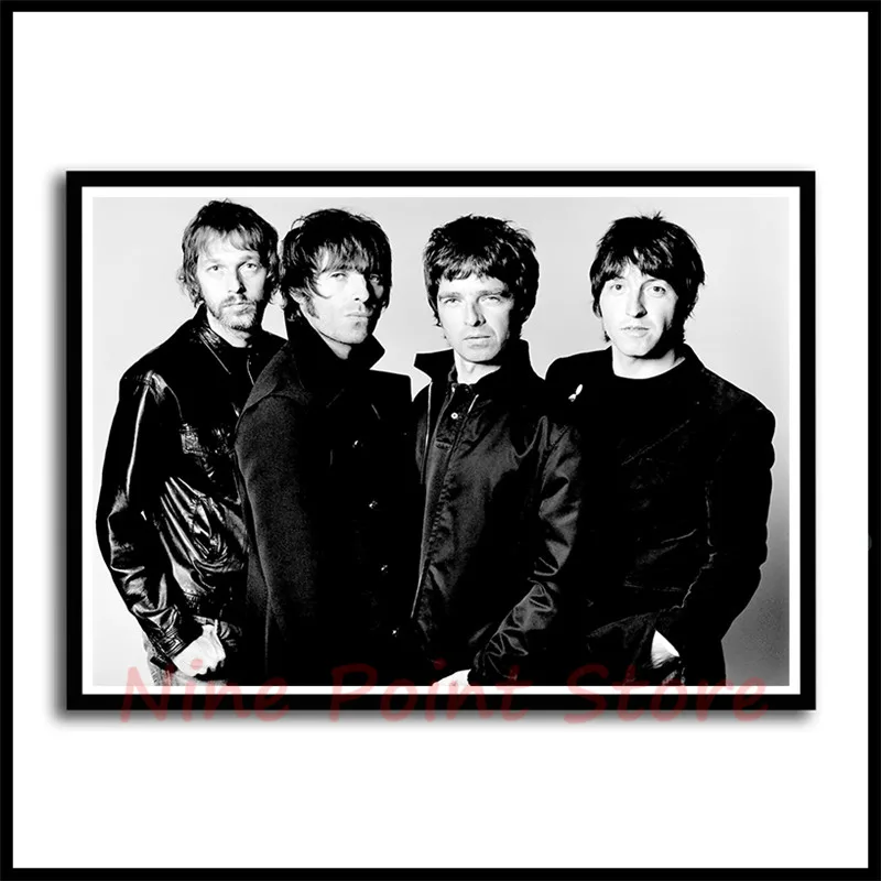 Oasis rock music бумажные постеры для бара кафе гостиной столовой декоративные картины без рамы