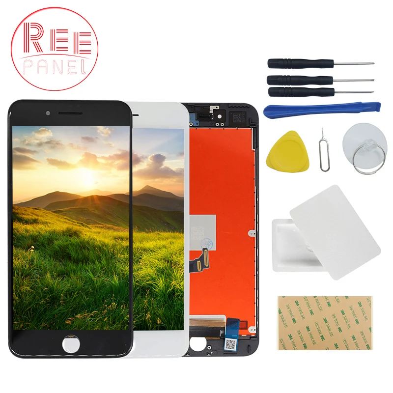 100% протестированный Reepanel для iPhone 7 plus ЖК-дисплей с сенсорным экраном 5 дюймов