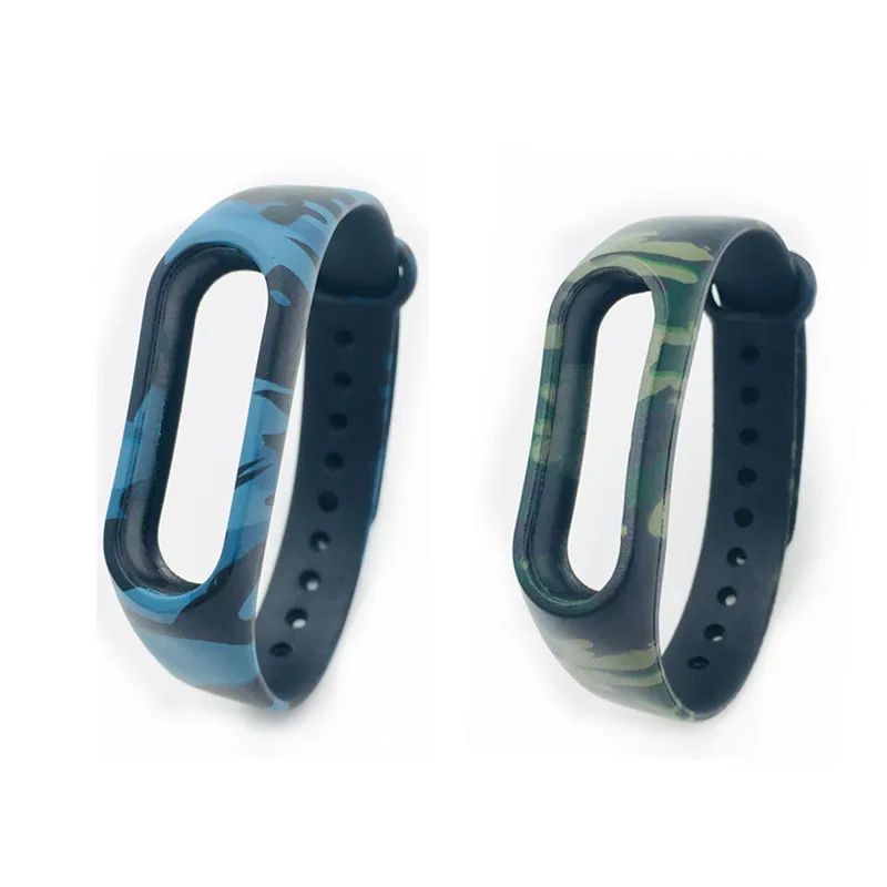 Для Mi band 3 спортивный Камуфляжный браслет с рисунком из мультфильма для Xiaomi MiBand