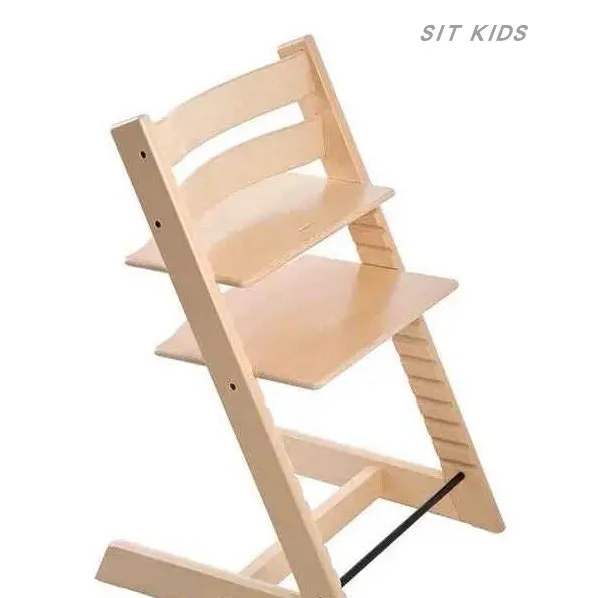 Стул для роста детей стол и стул из цельного дерева домашний ребенок учится есть