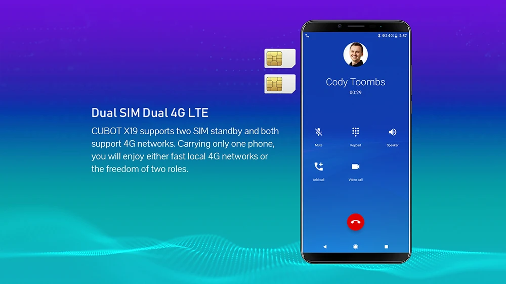 Cubot X19 смартфон Helio P23 Восьмиядерный 5,9" 2160*1080 FHD+ дисплей 4000 мАч 4 Гб+ 64 Гб Face ID type-C сумеречный градиент цвета Телефон
